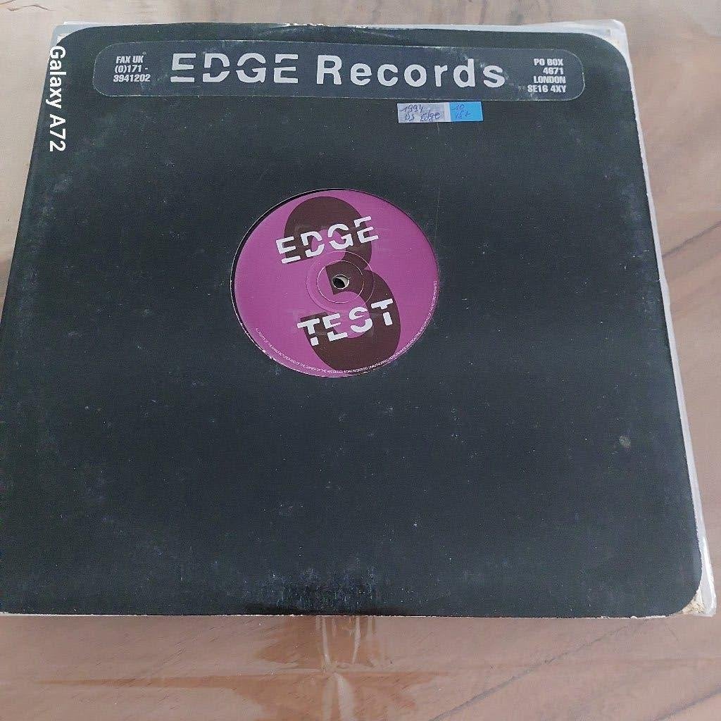 dj edge test 3 12 inch maxi, CD & DVD, Vinyles | Dance & House, 12 pouces, Trance, Enlèvement ou Envoi, Utilisé