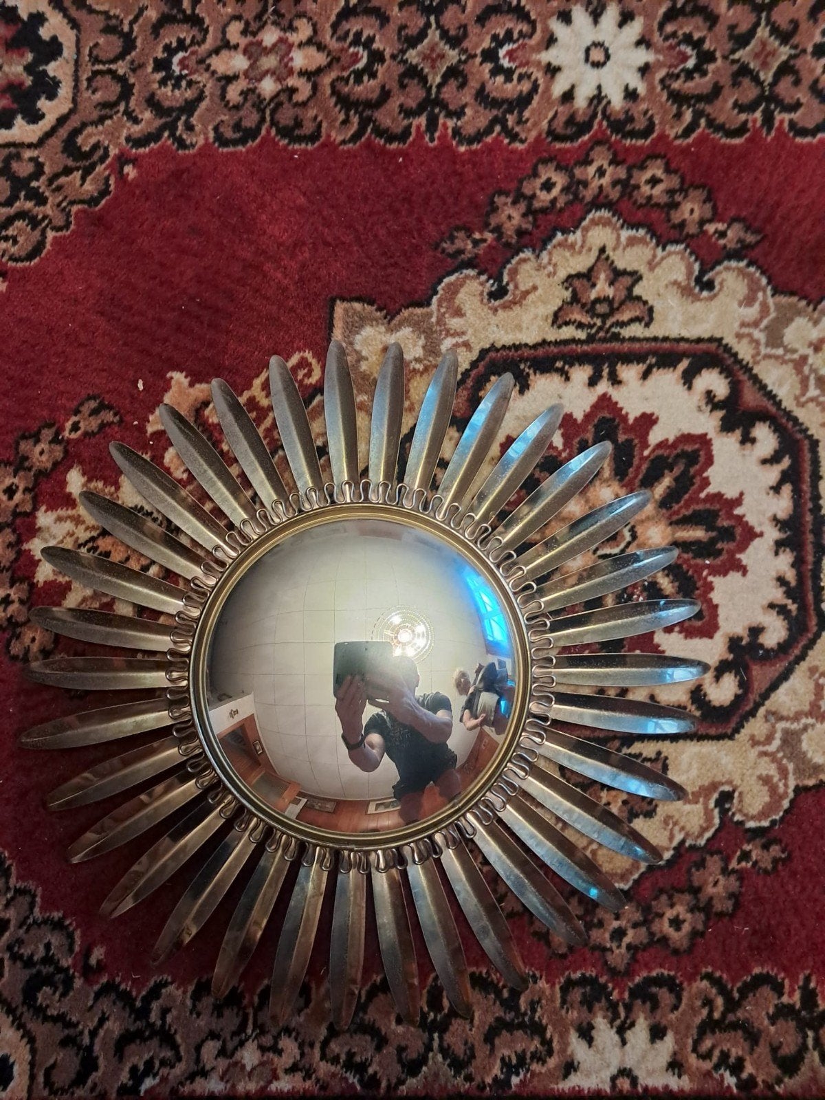 Vintage Deknudt zonnespiegel., Ophalen