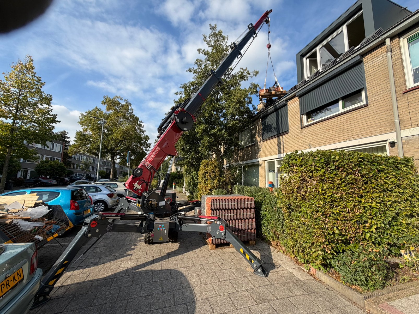 Compactkraan /- Spinkraan 3 ton, Articles professionnels, Enlèvement, Grue