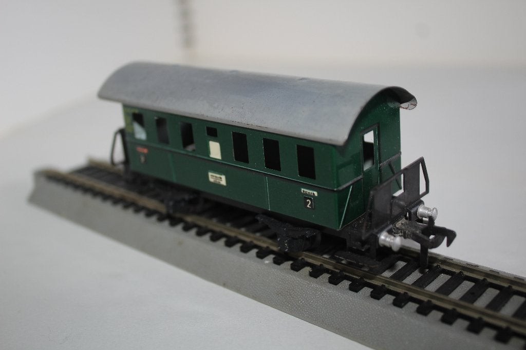 Fleischmann HO metalen wagen DB, Gebruikt, Gelijkstroom, Fleischmann, Wagon
