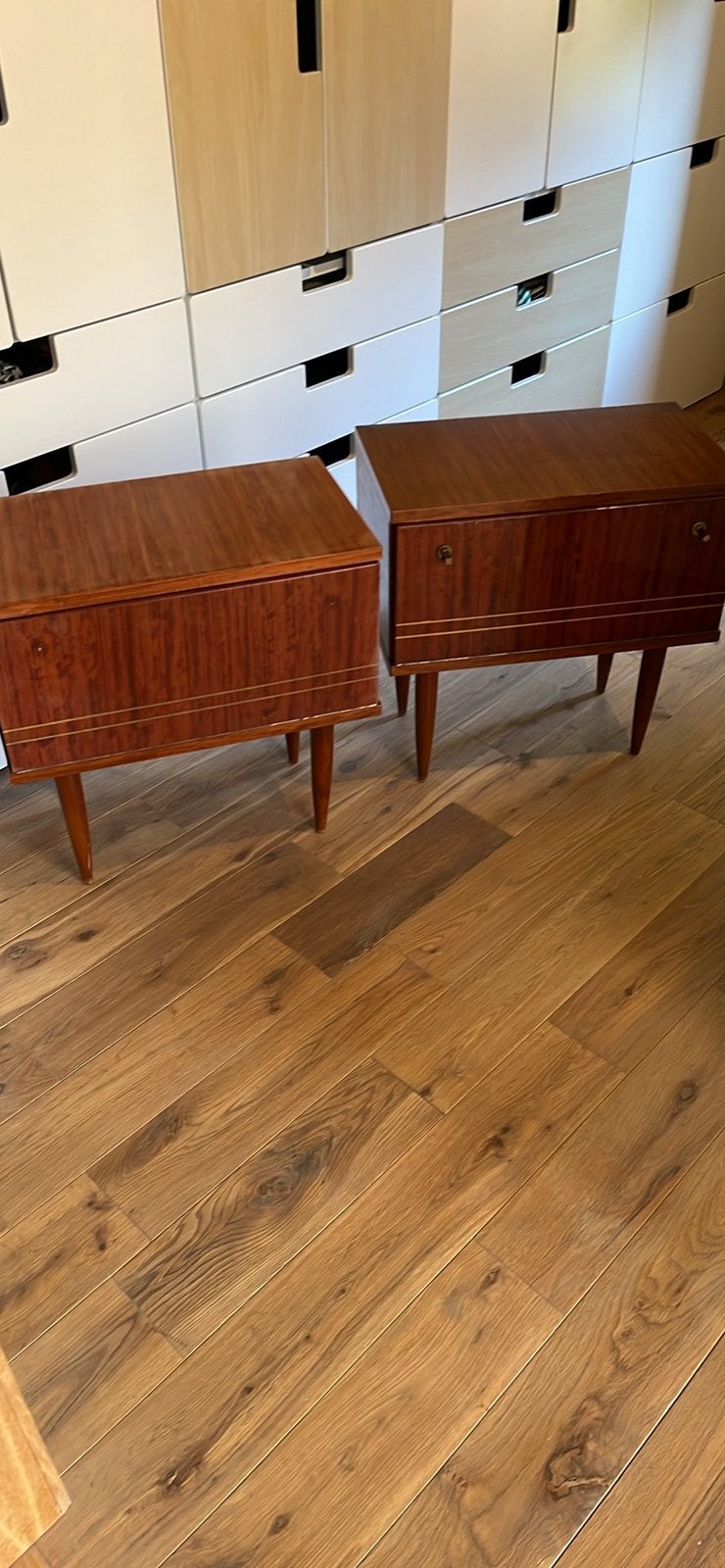 Tables de nuit vintage, Maison & Meubles, Enlèvement, Utilisé