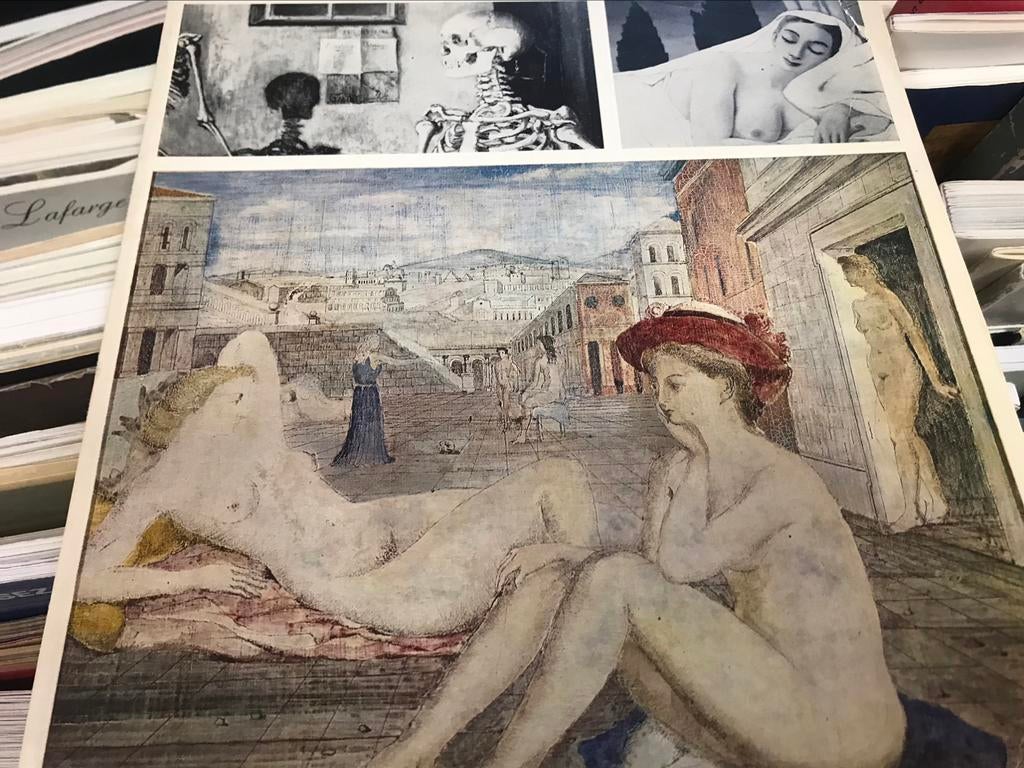 Dessins de Paul Delvaux Peintures, 40 pages, Enlèvement ou Envoi, Comme neuf, Peinture et dessin