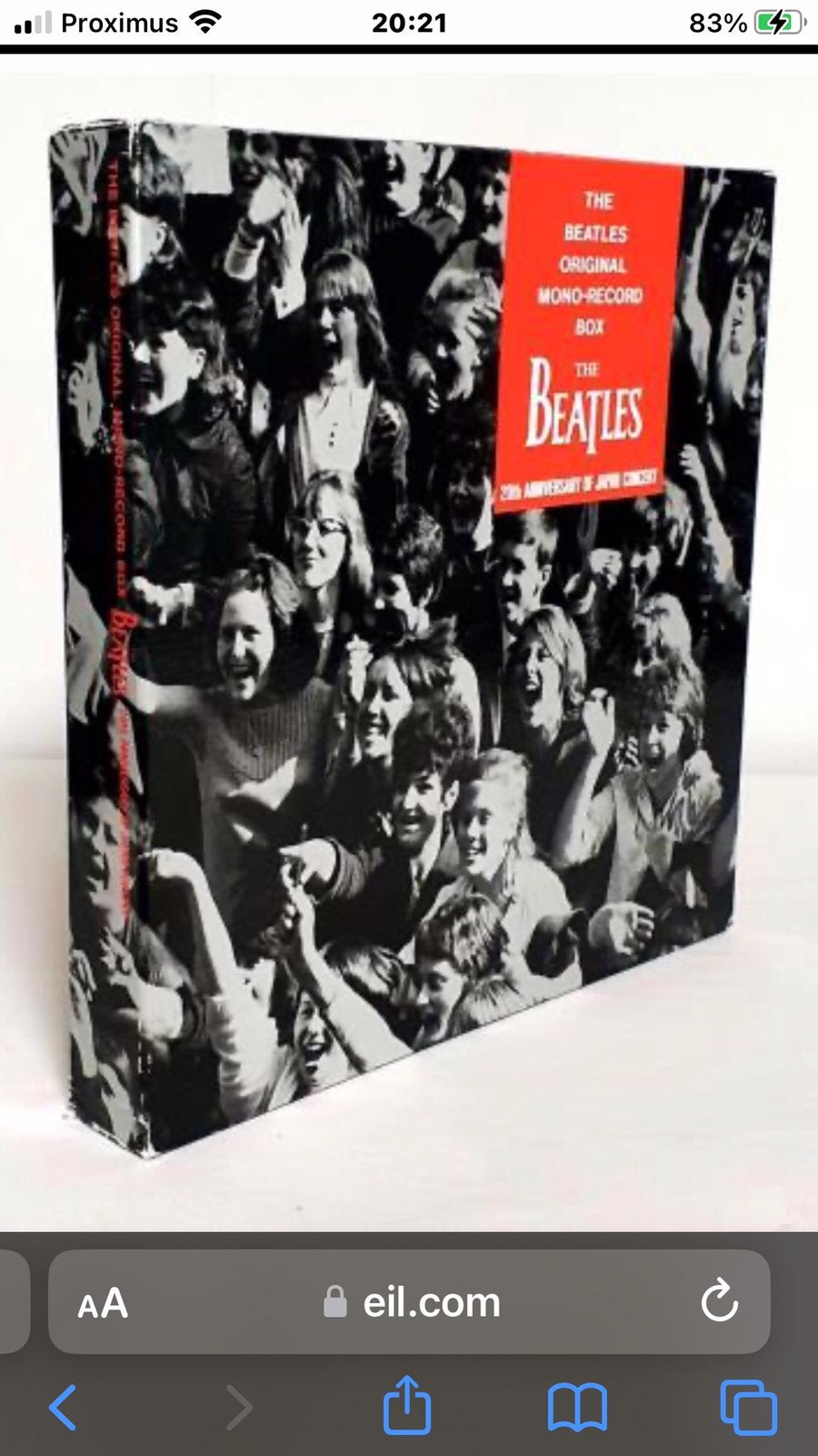 IK ZOEK? deze Lp Box van De Beatles (enkel de lege box), Cd's en Dvd's, Ophalen of Verzenden, Zo goed als nieuw