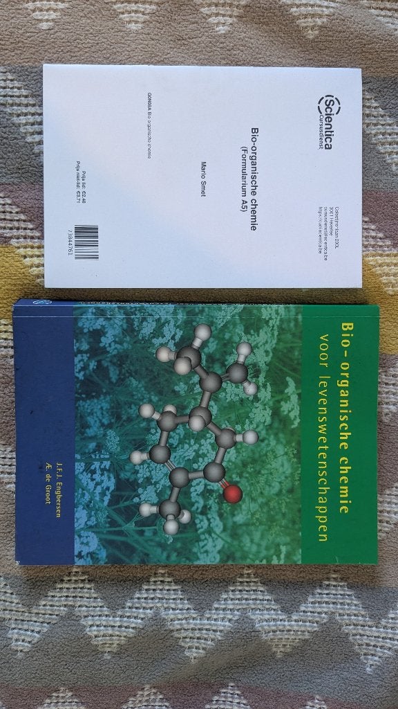 Studieboeken Bio-organische chemie + Molecuulbouwdoos, Ophalen, Nieuw, Overige wetenschappen