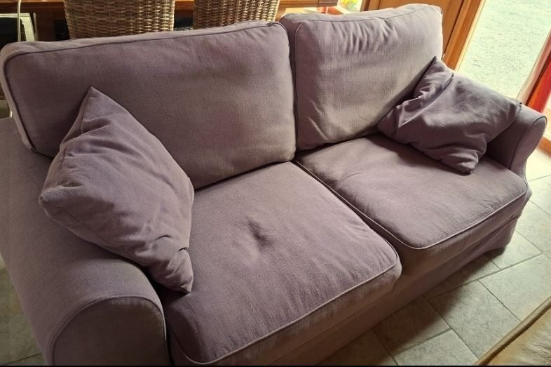 Gratis canapé + zetel, Huis en Inrichting, Ophalen, Gebruikt, 150 tot 200 cm, Driepersoons