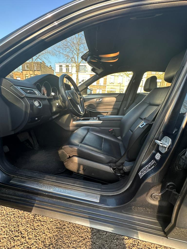 Mercedes E200D 2015, Autos, Cuir, Argent ou Gris, Achat, Euro 6