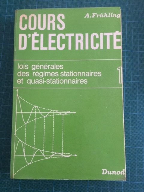 Cours d'électricité, Livres, Utilisé, Envoi, Autres sciences, A. Frühling