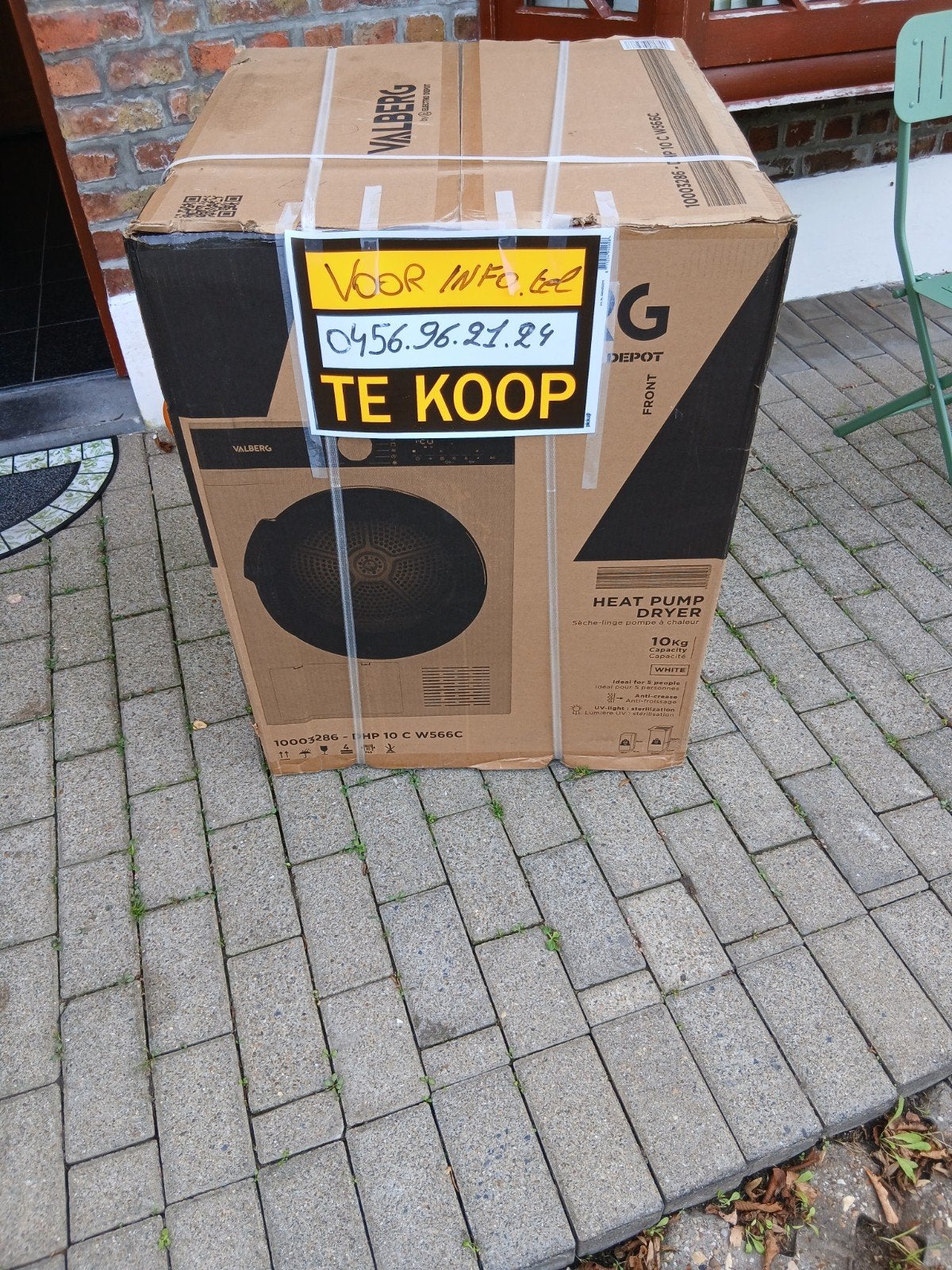 droogkast, Ophalen