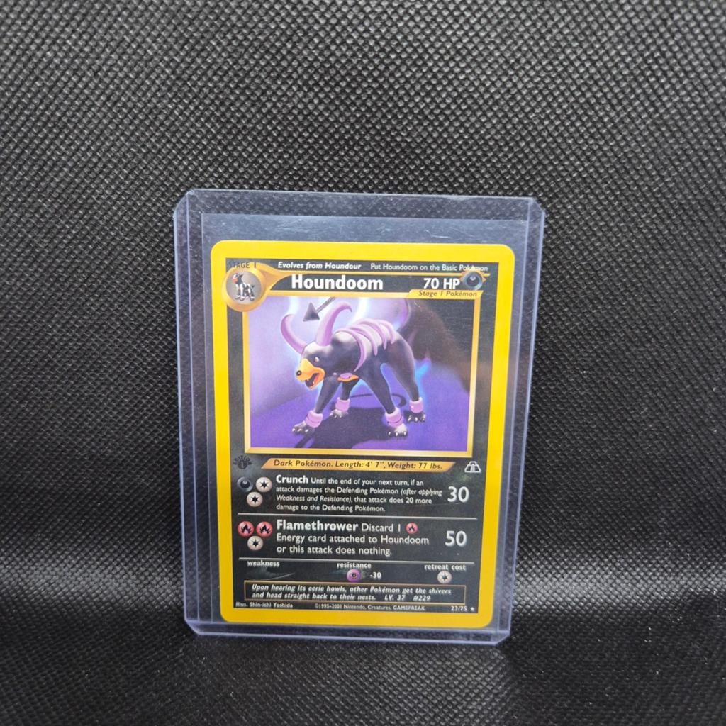 Houndoom 1st Edition Neo Discovery, Hobby en Vrije tijd, Verzamelkaartspellen | Magic the Gathering, Ophalen of Verzenden