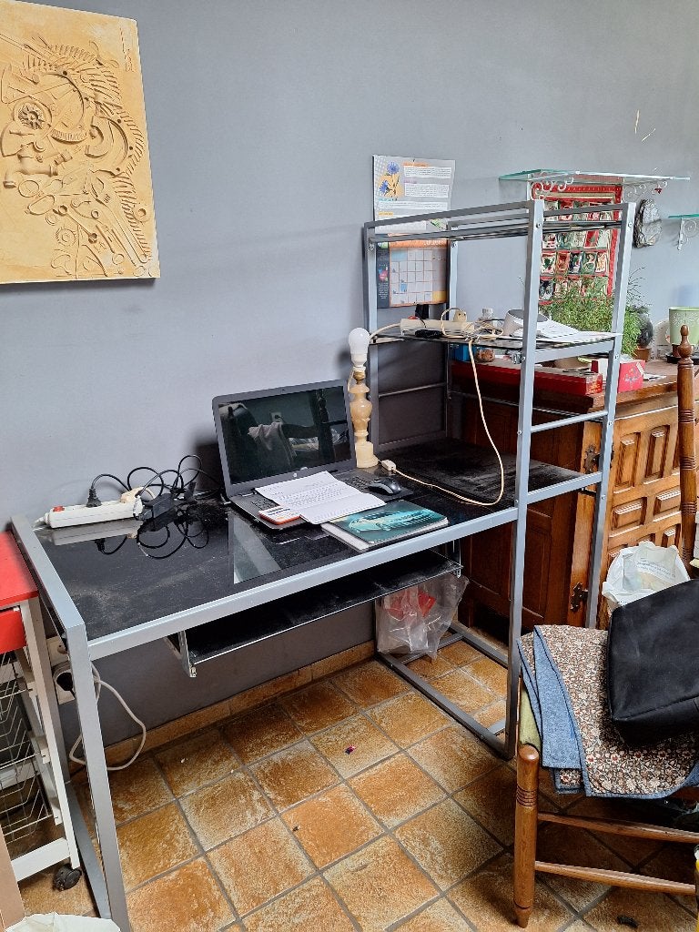 Bureau, Enlèvement, Utilisé, Noir