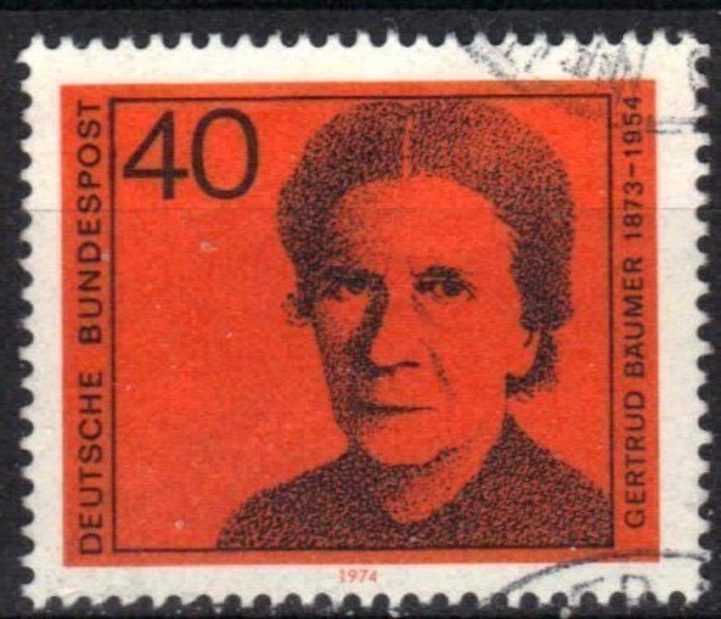 Allemagne Bundespost 1974 - Yvert 642 - Femmes célèbres (ST), Envoi, Affranchi