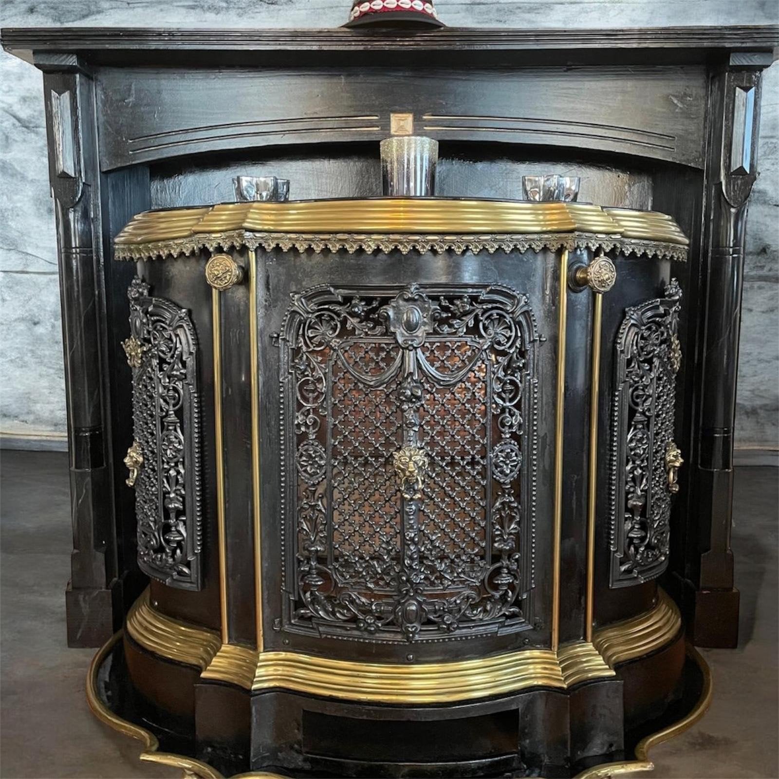 Antieke Art-Deco kachel, Ophalen