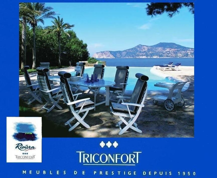 TRICONFORT tuinset stoelen vgl Rovergarden Kettler Tiffany, Ophalen, Kunststof, Zo goed als nieuw, Eettafel