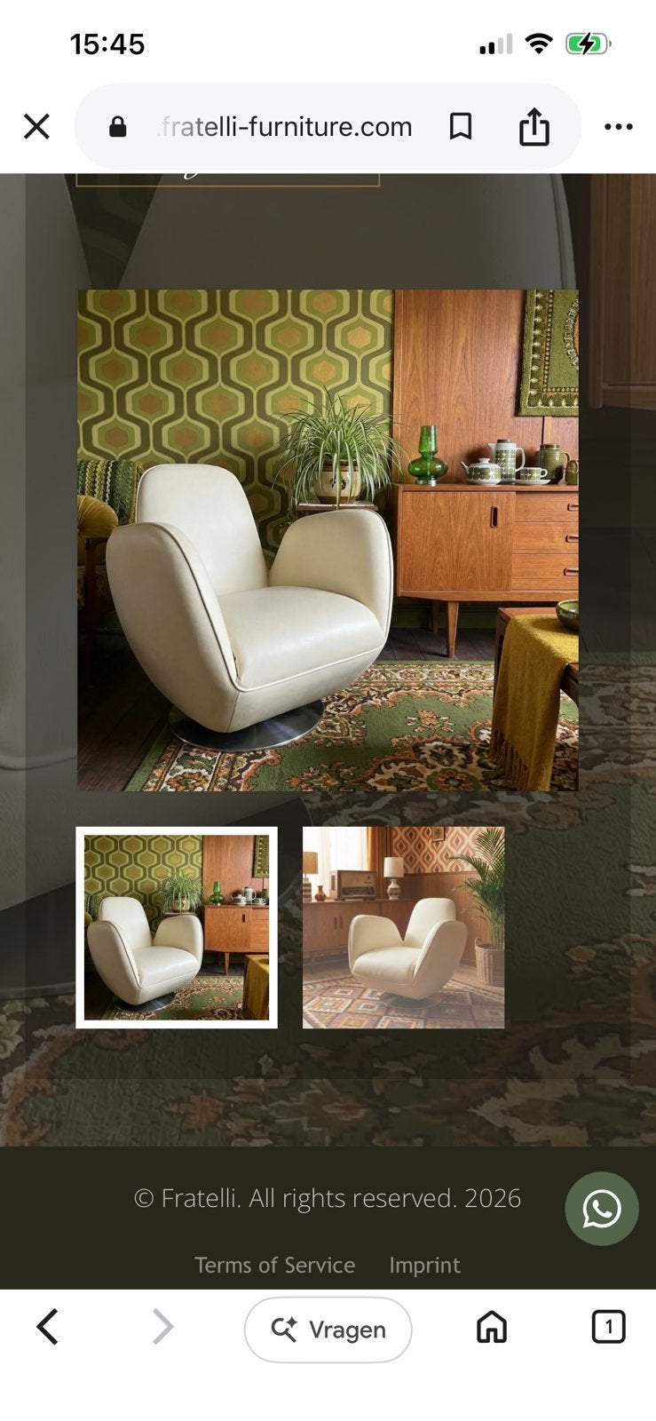Design zetel, Huis en Inrichting, Ophalen of Verzenden