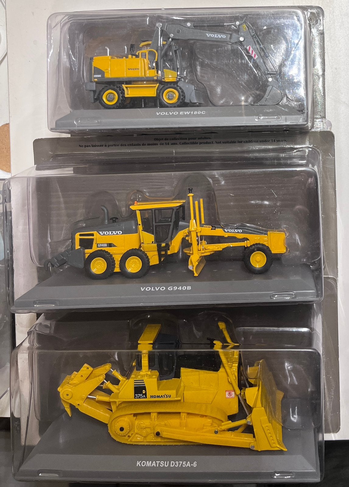 1/72 Lot de 3 engins de chantier, Hobby & Loisirs créatifs, Enlèvement, Neuf, Tracteur et Agriculture