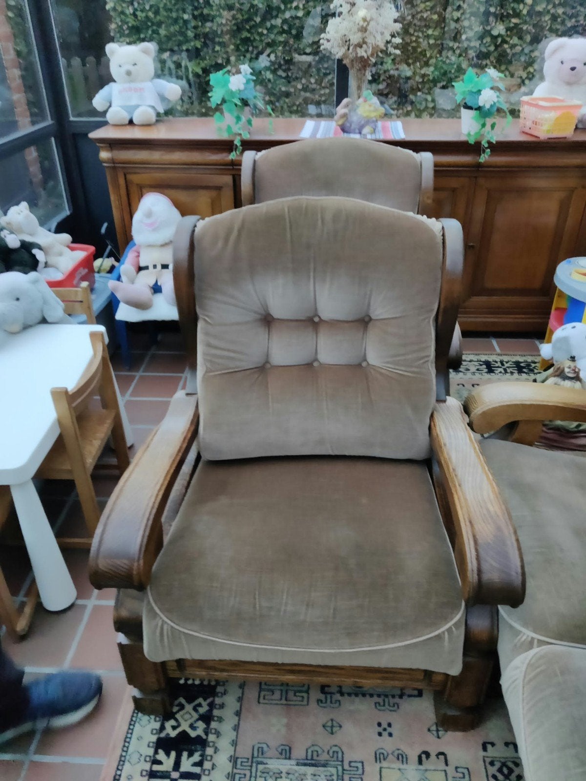 salon + salontafel, Enlèvement