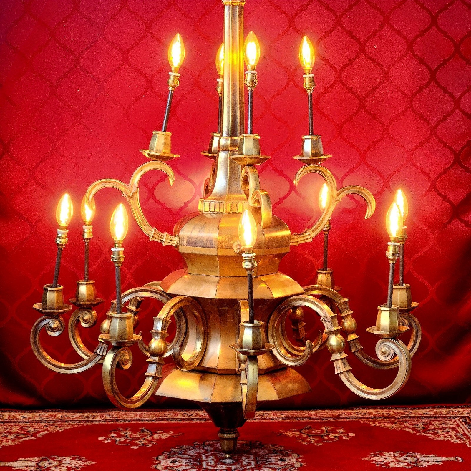 Lustre de l'école d'Amsterdam vers 1920-1930, Antiquités & Art, Enlèvement