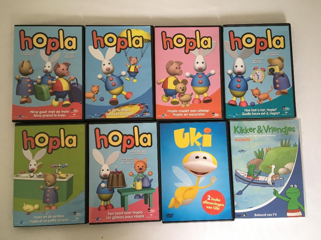 Set kinder-dvd’s Hopla + Uki + Kikker & Vriendjes, CD & DVD, DVD | Enfants & Jeunesse, Enlèvement ou Envoi, Tous les âges, Coffret
