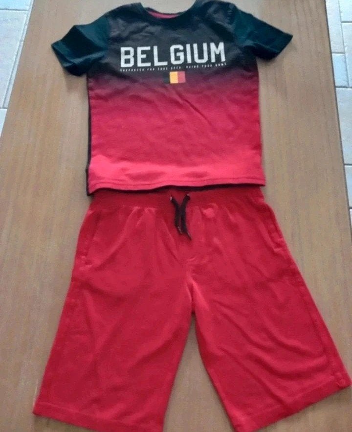 Voetbalkledij Rode Duivels maat 128, Ophalen
