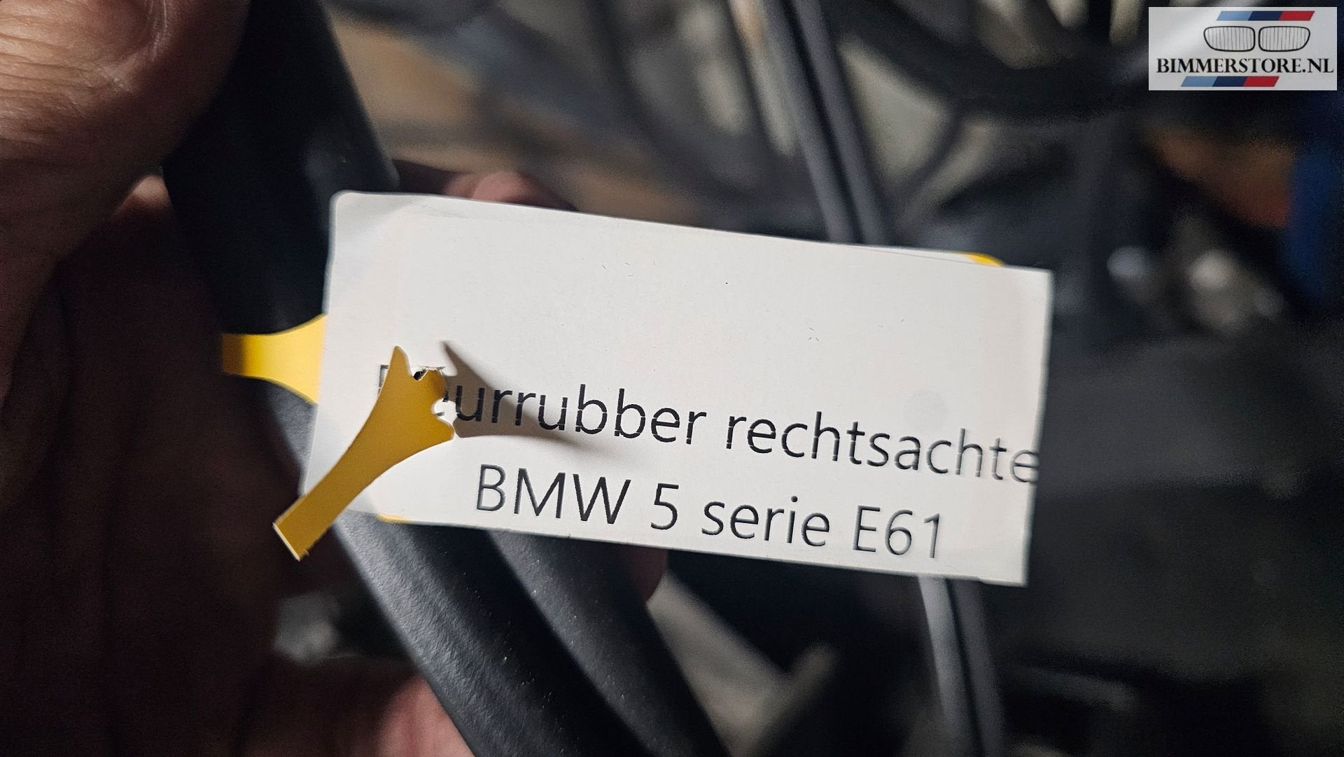 Portier deur rubber links of rechtsachter BMW 5 serie E60  E, Autos : Pièces & Accessoires, -, Origine de la pièce connue, Utilisé