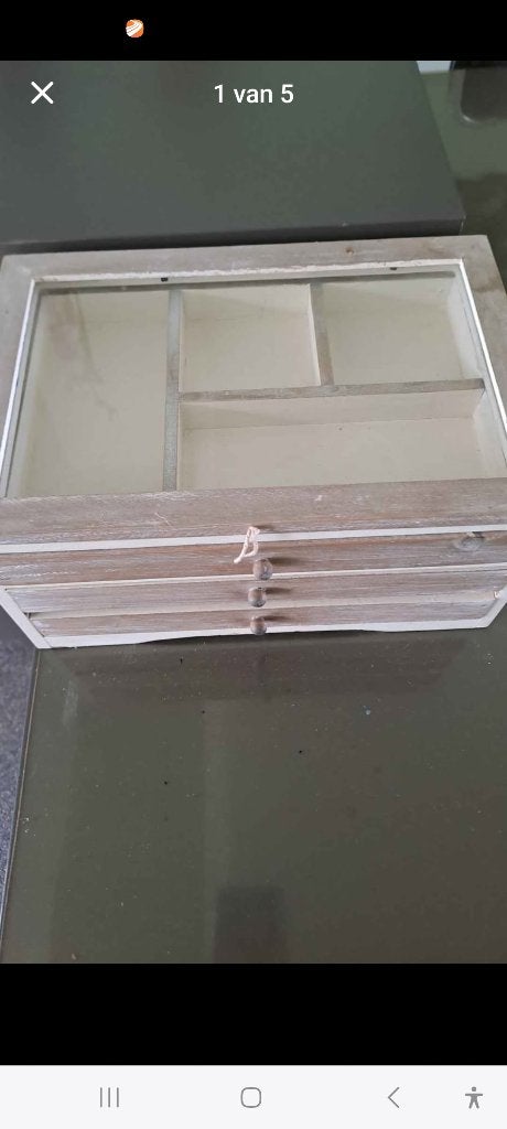 Houten kastje, Ophalen, Zo goed als nieuw, Hout, Landelijk