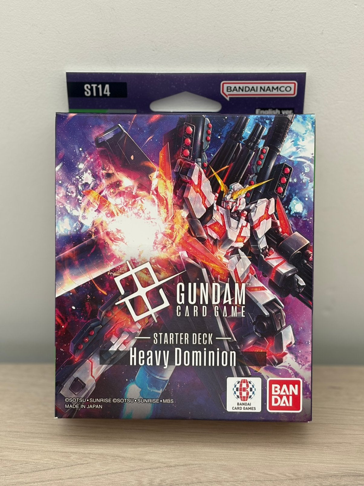 Gundam Card Game ST14 Heavy Dominion Starter Deck, Enlèvement ou Envoi, Comme neuf