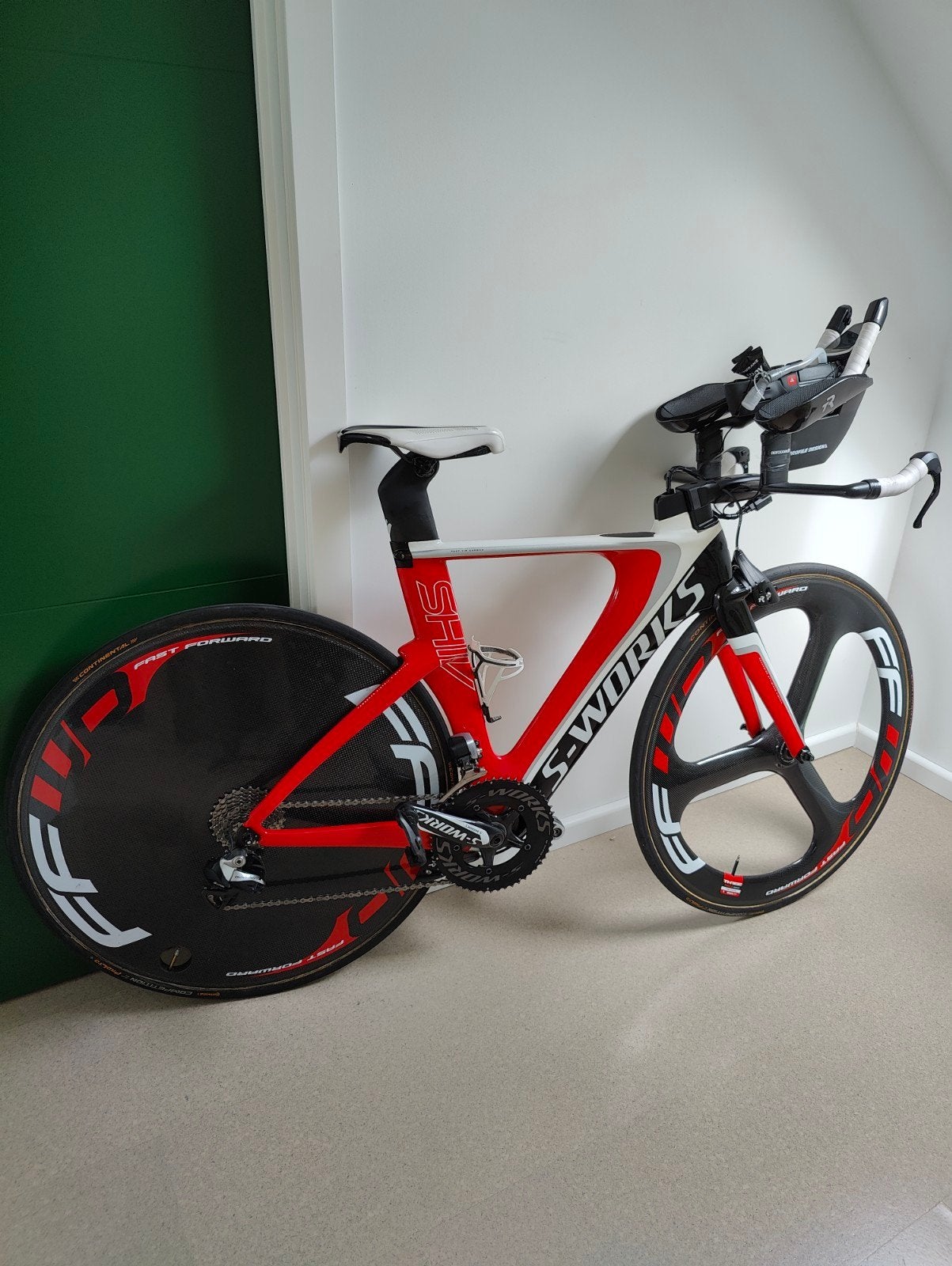 S-Works shiv TT xs, Fietsen en Brommers, Fietsen | Racefietsen, Ophalen
