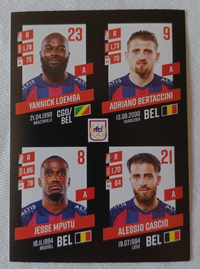 Autocollant Bertaccini (rookie) - Pro League 2023-2024, Enlèvement ou Envoi, Comme neuf, Autocollant