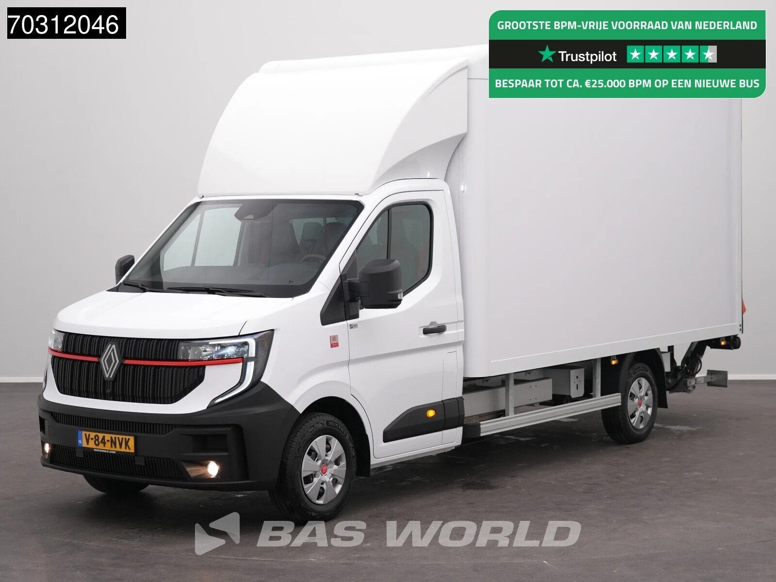 Renault Master 145PK Elektrisch 87kWh 460km WLTP Chassis Laa, Autos, Entreprise, 3 places, Renault, Automatique