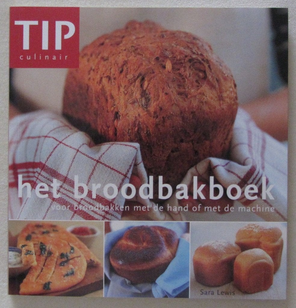 Het broodbakboek-Met de hand of machine-zo goed als nieuw, Enlèvement ou Envoi, Comme neuf, Sara Lewis