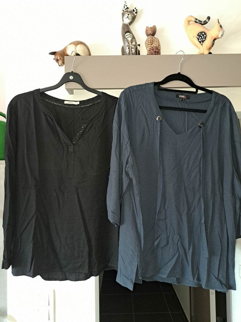 Cecil, en/of Yesta, blouse / tuniek, lange mouw, XXL, nieuw!, Kleding | Dames, Grote Maten, Blauw, Blouse of Tuniek, Ophalen of Verzenden