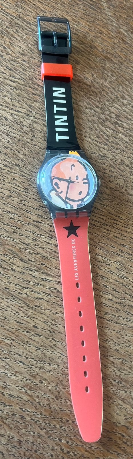 Swatch Tintin serie spéciale 2004 Mint, Enlèvement ou Envoi, Montre-bracelet, Autres marques
