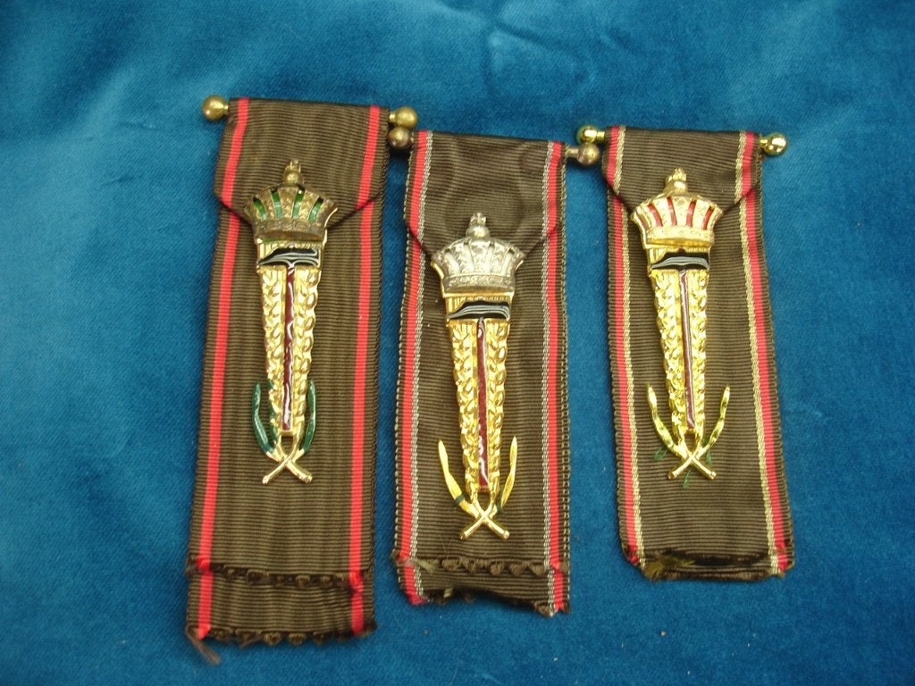 3belgische laureaat medailles 3 modellen.mag weg voor 45euro, Ophalen of Verzenden, Landmacht, Lintje, Medaille of Wings