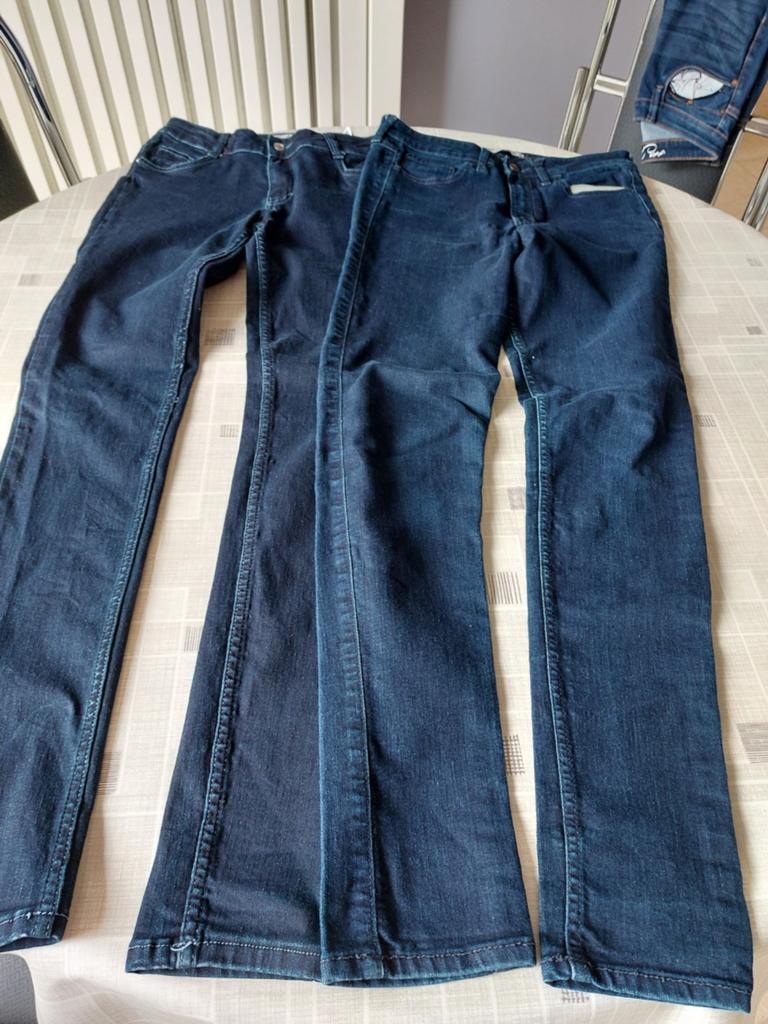 Jeansbroeken voor meisjes maat 176, W27., Kinderen en Baby's, Kinderkleding | Maat 176, Ophalen, Zo goed als nieuw, Meisje, Broek