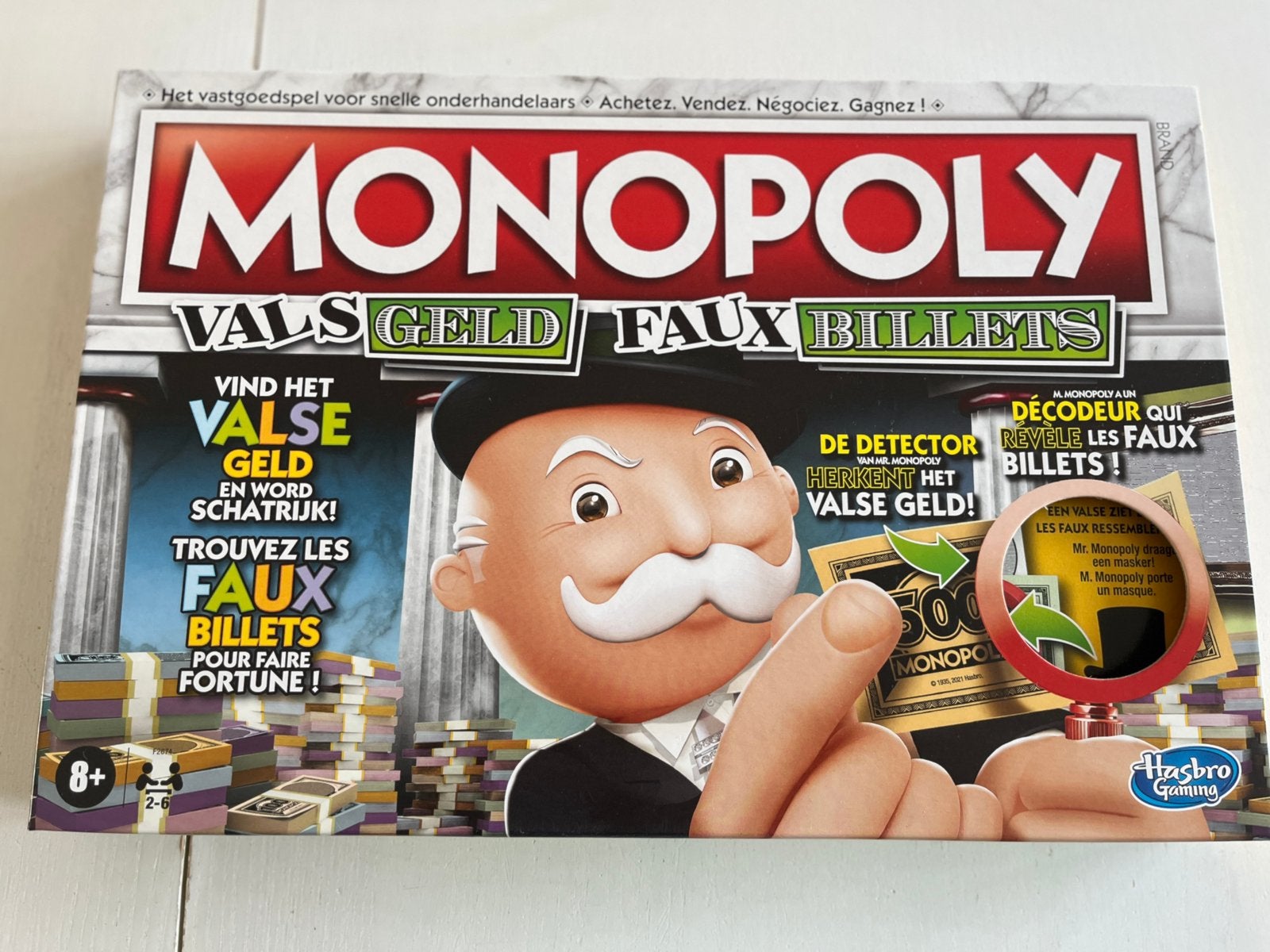 Monopoly Vals Geld, Hobby en Vrije tijd, Ophalen of Verzenden, Zo goed als nieuw