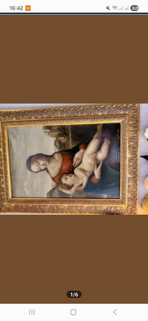 Groot olieverf schilderij 1.18 x 87, Ophalen