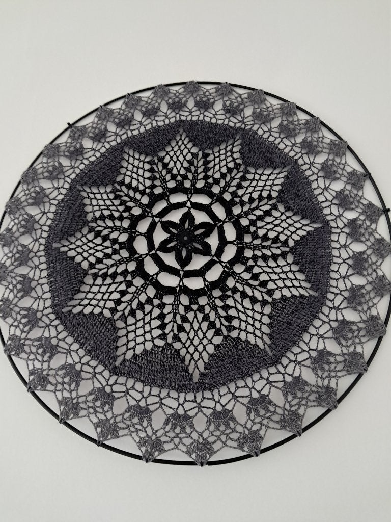 gehaakte mandala, Ophalen, Nieuw