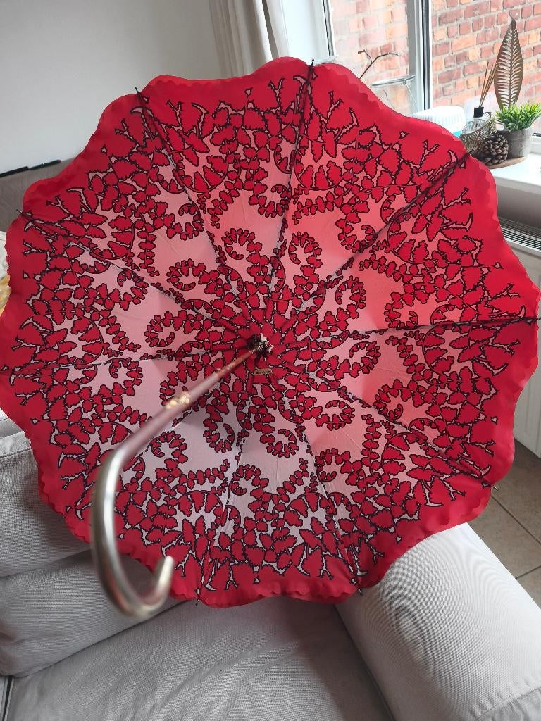Superbe Parapluie  "Double Toile" – Années 50/60, Enlèvement