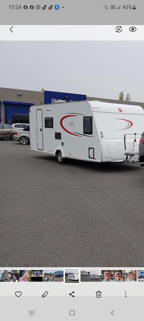 Caravane burstner, Particulier, Auvent