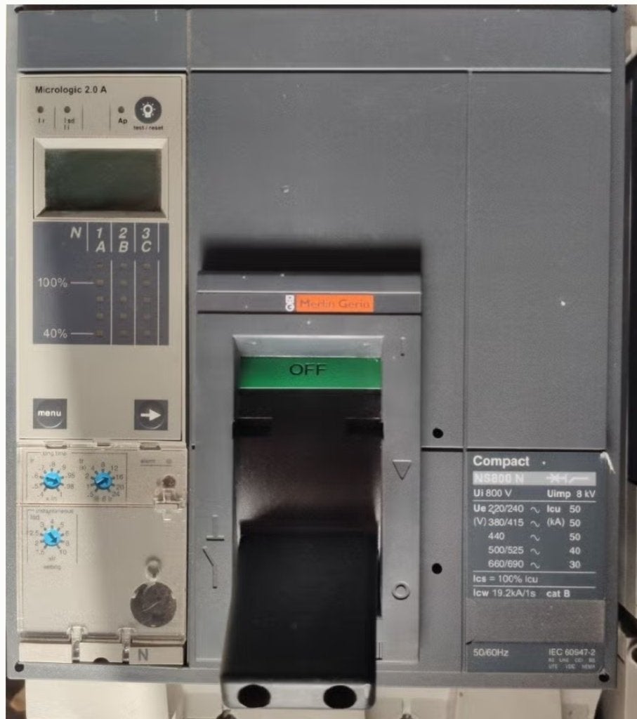 Coupe circuit. Schneider Merlin Gerin Compact NS800N., Bricolage & Construction, Enlèvement, Utilisé, Schneider Electric, Autres types