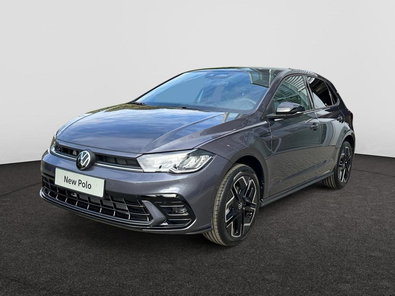 Volkswagen Polo R-LINE BUSINESS 1,0 TSI 95 PK DSG-7, Auto's, Automaat, Adaptive Cruise Control, Berline, Zilver of Grijs