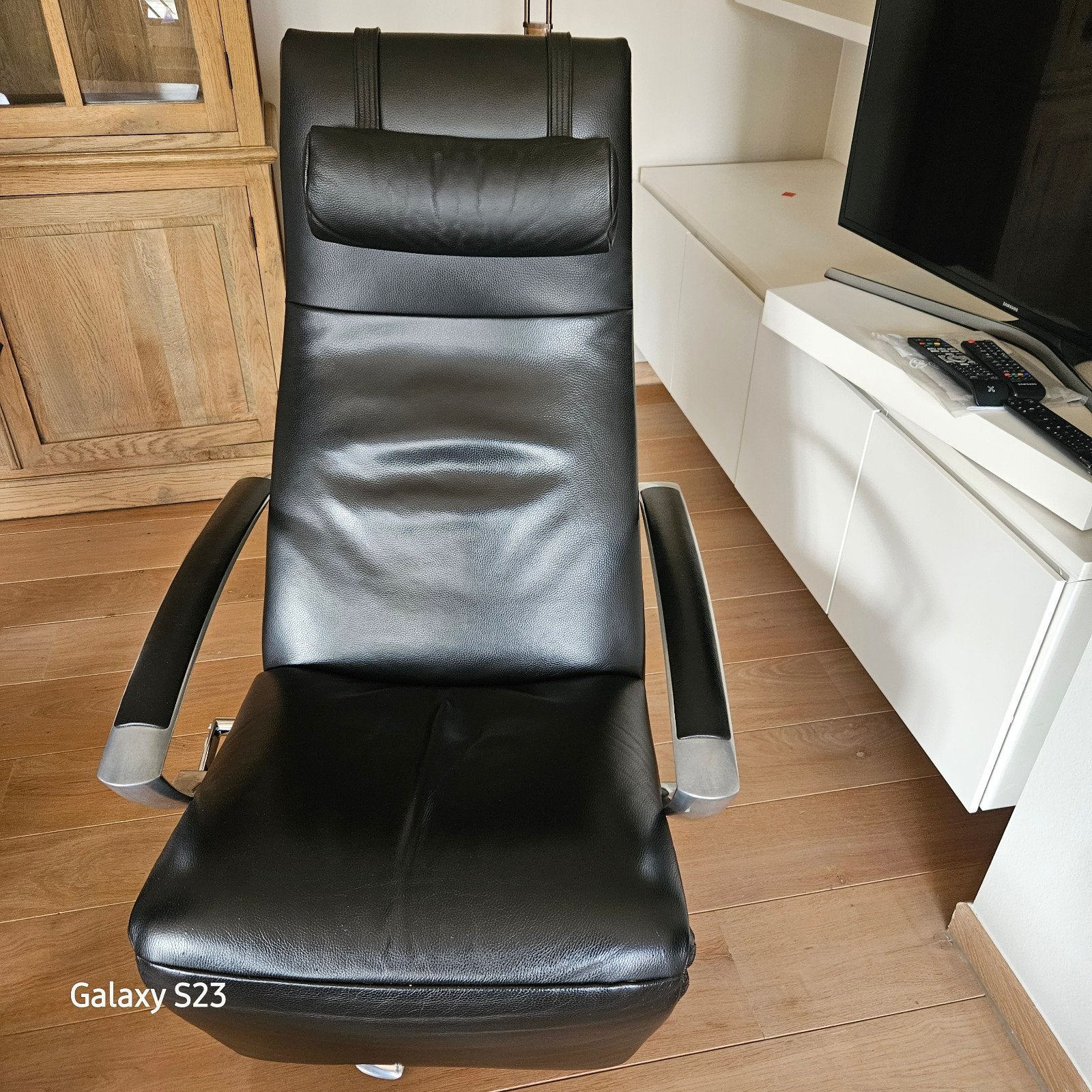 JORI: zwart lederen relax, Enlèvement
