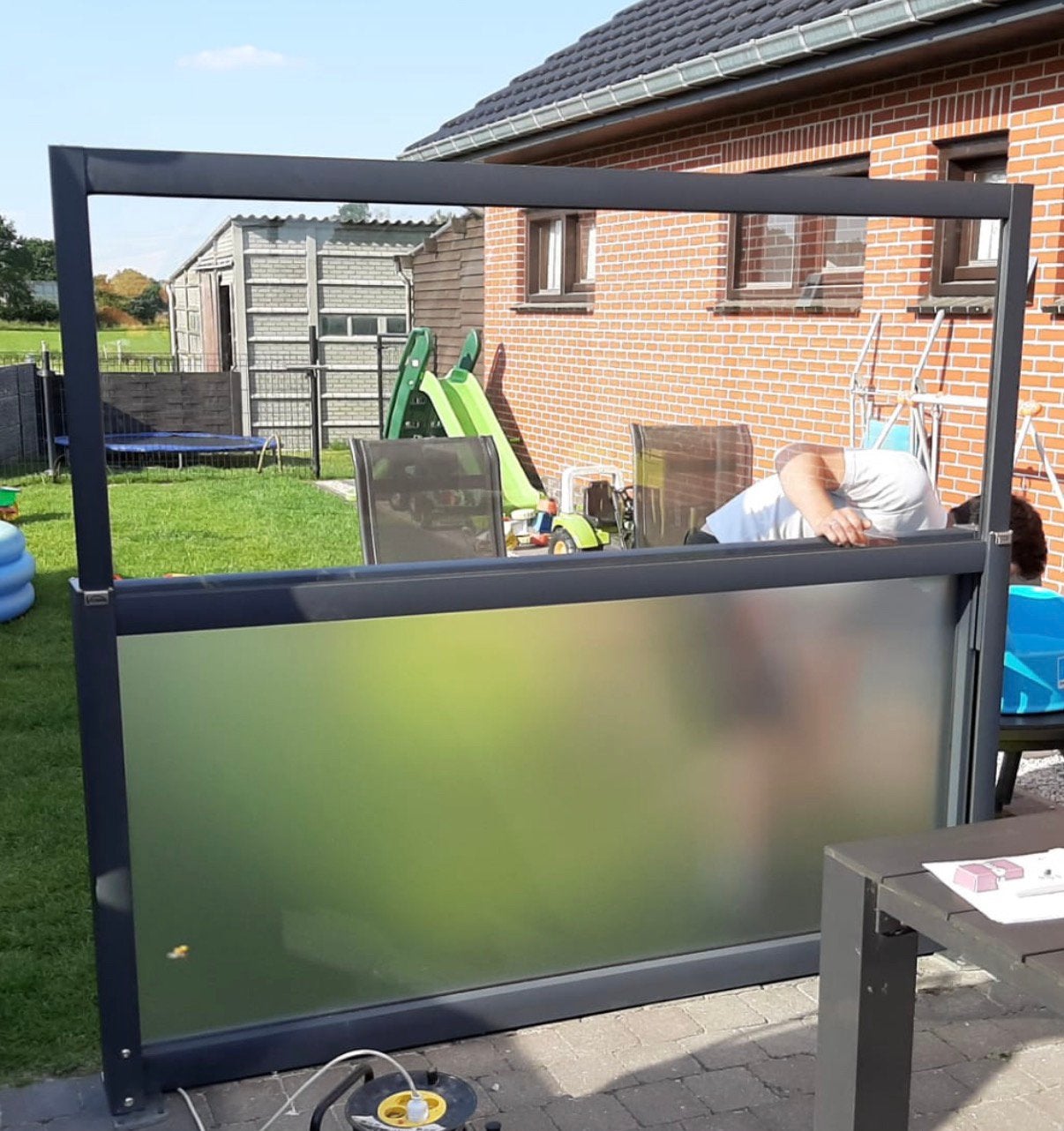 Verano windscherm elektrisch bediend, Ophalen, Zo goed als nieuw, Aluminium, Overige typen