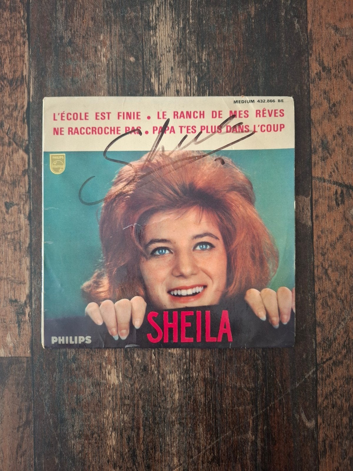 Vinyl Sheila Signer, Collections, Enlèvement, Utilisé