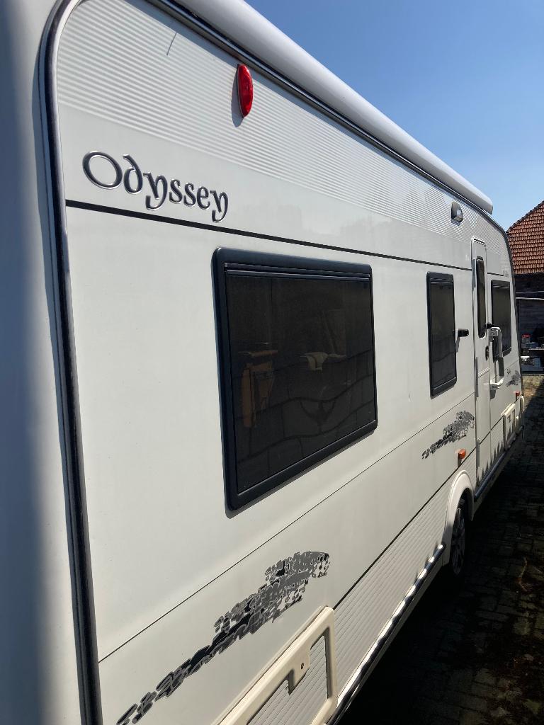 Zeer mooie Elddis Odessey,544/ 2007 mover, airco , luifel, Standaardzit, Elddis, Schokbreker, Particulier