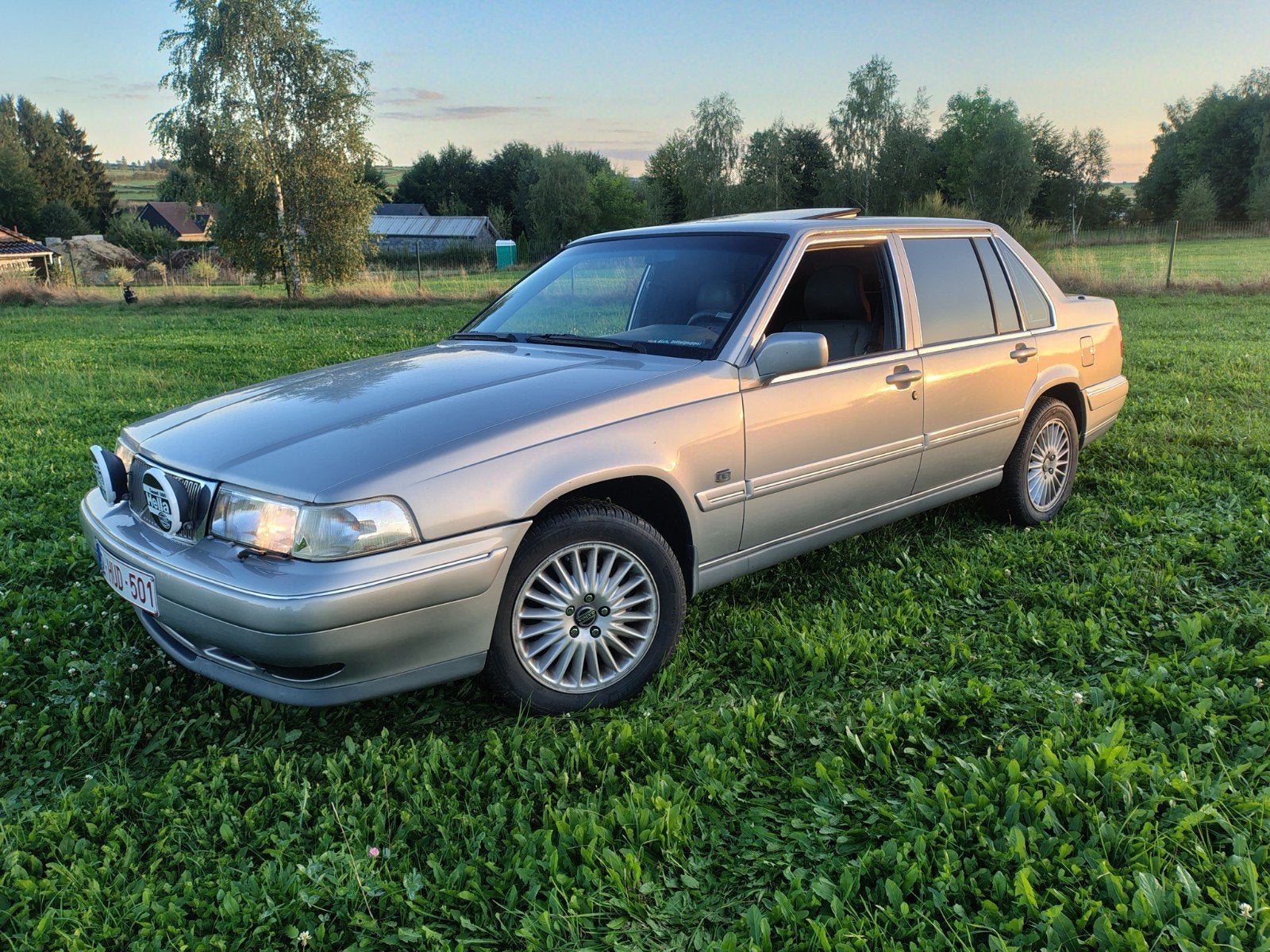 Volvo 960 Sedan, Auto's, 4 deurs, Achterwielaandrijving, Leder, Grijs