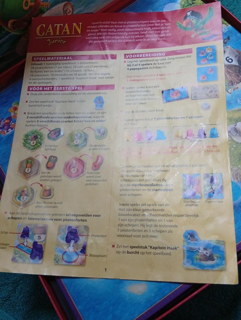 Spel Catan junior, Hobby en Vrije tijd, Ophalen of Verzenden, Gebruikt