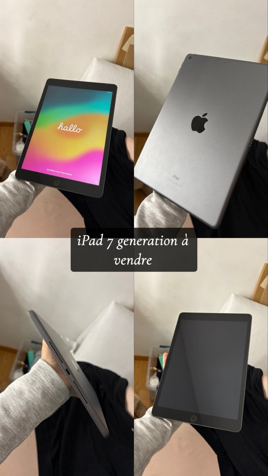 Ipad 7 generation, Computers en Software, Apple iPad, Zo goed als nieuw, Grijs, Wi-Fi