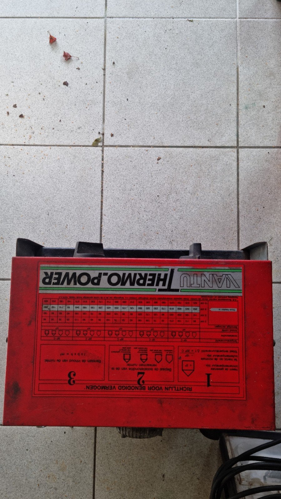 Radiateur électrique 400 V., Electroménager, Enlèvement, Utilisé