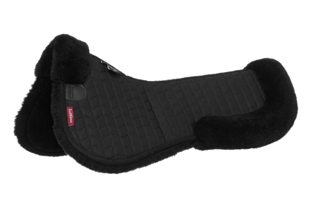 LeMieux Merino Zadelonderlegger Zwart SALE!, Dieren en Toebehoren, Full (L), Ophalen of Verzenden, Zadelpad, Zwart